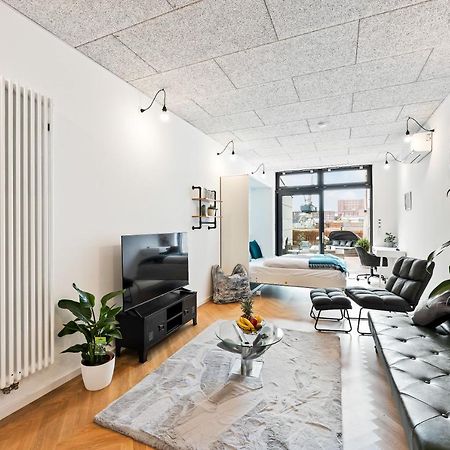 Lit Living - Luxus Loft - Box Spring - Air Con - Bbq - Panorama Daire MHG Dış mekan fotoğraf