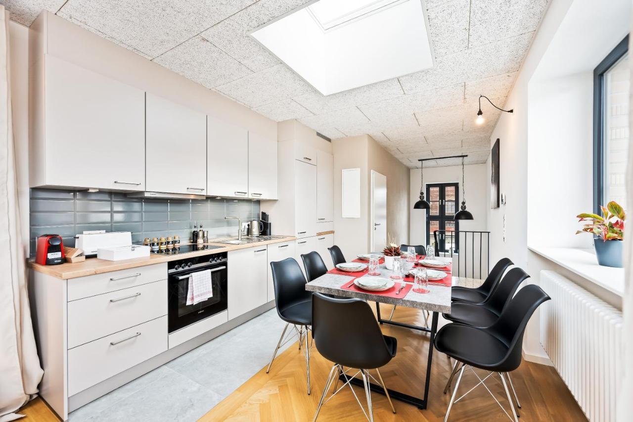 Lit Living - Luxus Loft - Box Spring - Air Con - Bbq - Panorama Daire MHG Dış mekan fotoğraf